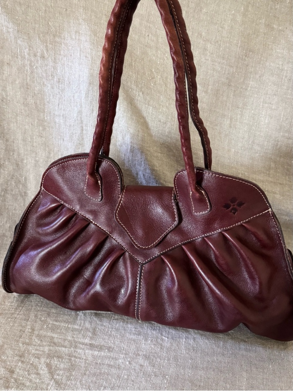 Patricia Nash Lione Leather Satchel - Picture 2 of 8